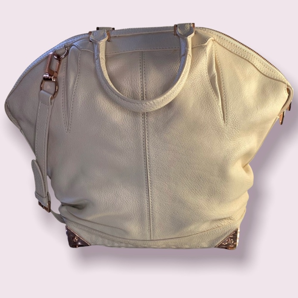 NWOT Alexander Wang Taupe Leather with Rose Gold accents